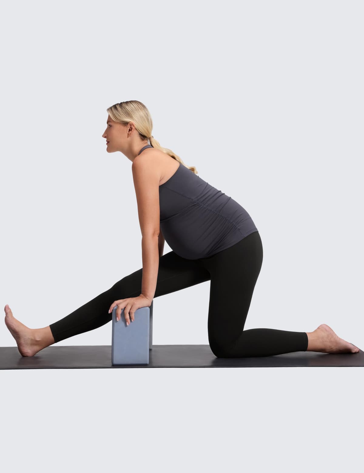 CRZ YOGA Women's Butterluxe 25" Maternity Leggings - Over Bump Workout Leggings Pregnancy Soft Belly Support Yoga Pants — view 4