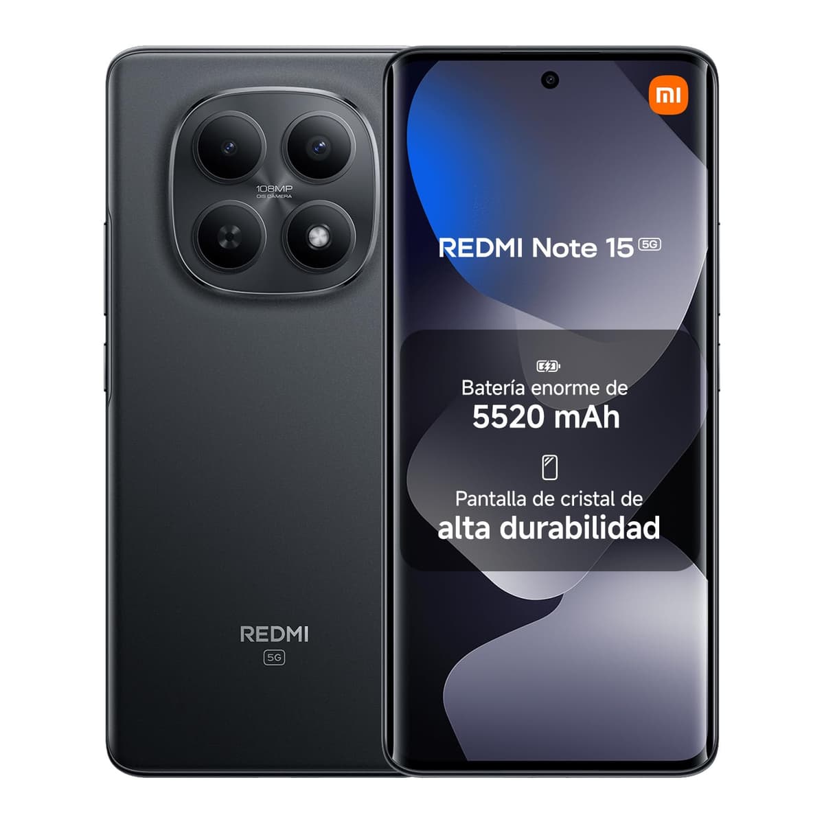 XIAOMI REDMI Note 15 - Smartphone de 8+256GB, Pantalla AMOLED FHD+ de 6,77", MediaTek Helio G100-Ultra, cámara de 108MP, batería de 6000 mAh, Cargador no Incluido, Azul Glaciar (Versión ES) — view 18