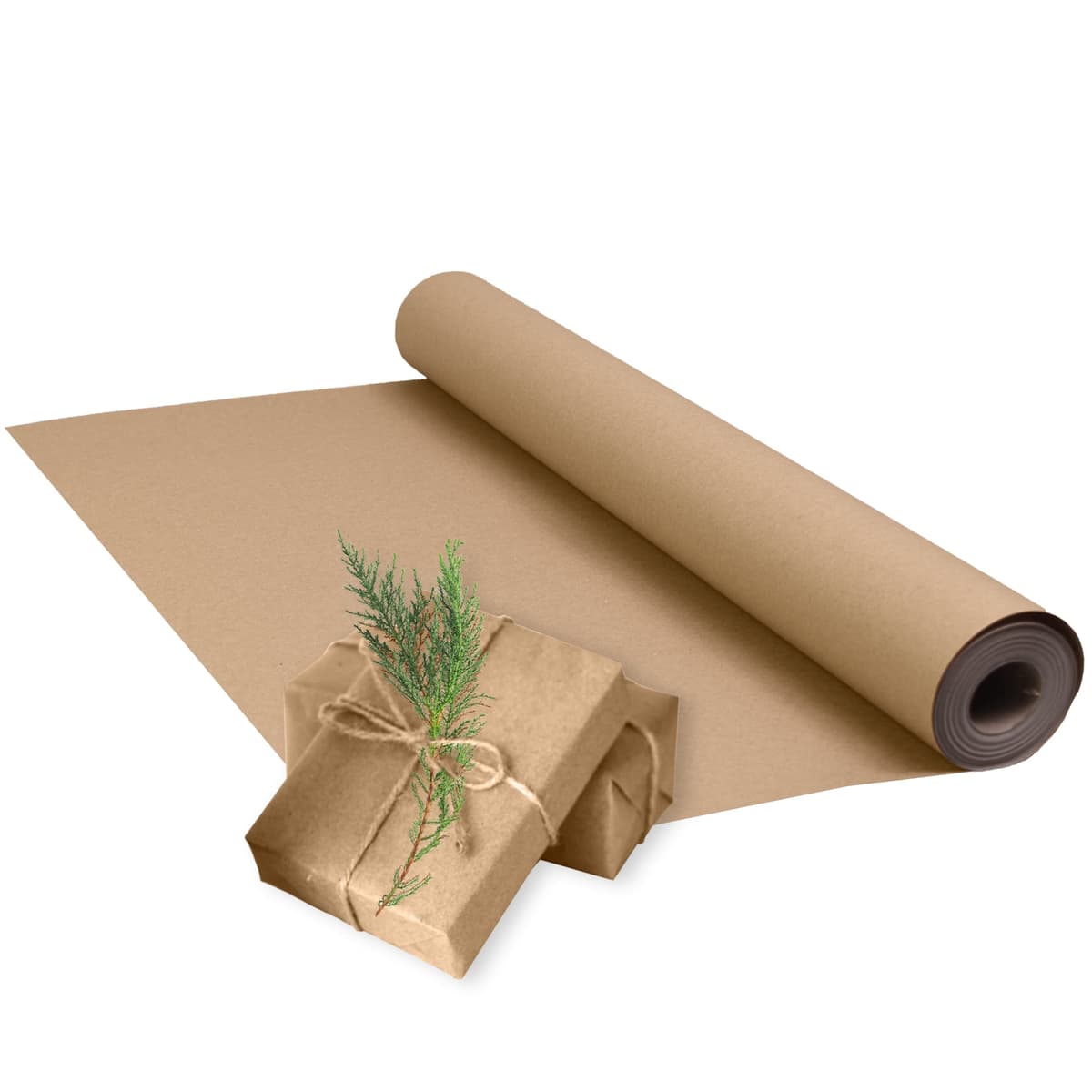 Triplast Brown ECO Kraft Paper (400mm x 30m) - Eco-Conscious & Recyclable - Multipurpose Wrapping Paper Roll with a Premium & Rustic Finish - Ideal for Gift Wrapping, Parcel Packing, Arts & Craft — view 10