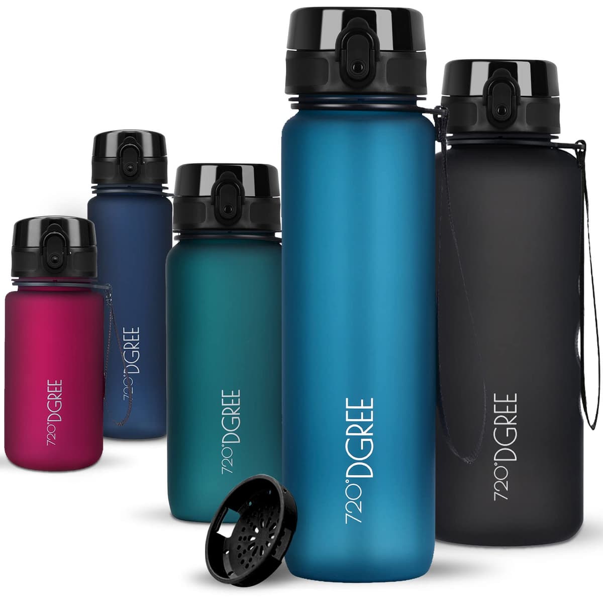 720°DGREE Botella de agua uberBottle – 1,5 litros, 1500ml | Novedosa botella deportiva | Sin BPA | Ideal para niños, fitness, deportes, fútbol, guardería, escuela, pequeños, antigoteo — view 257