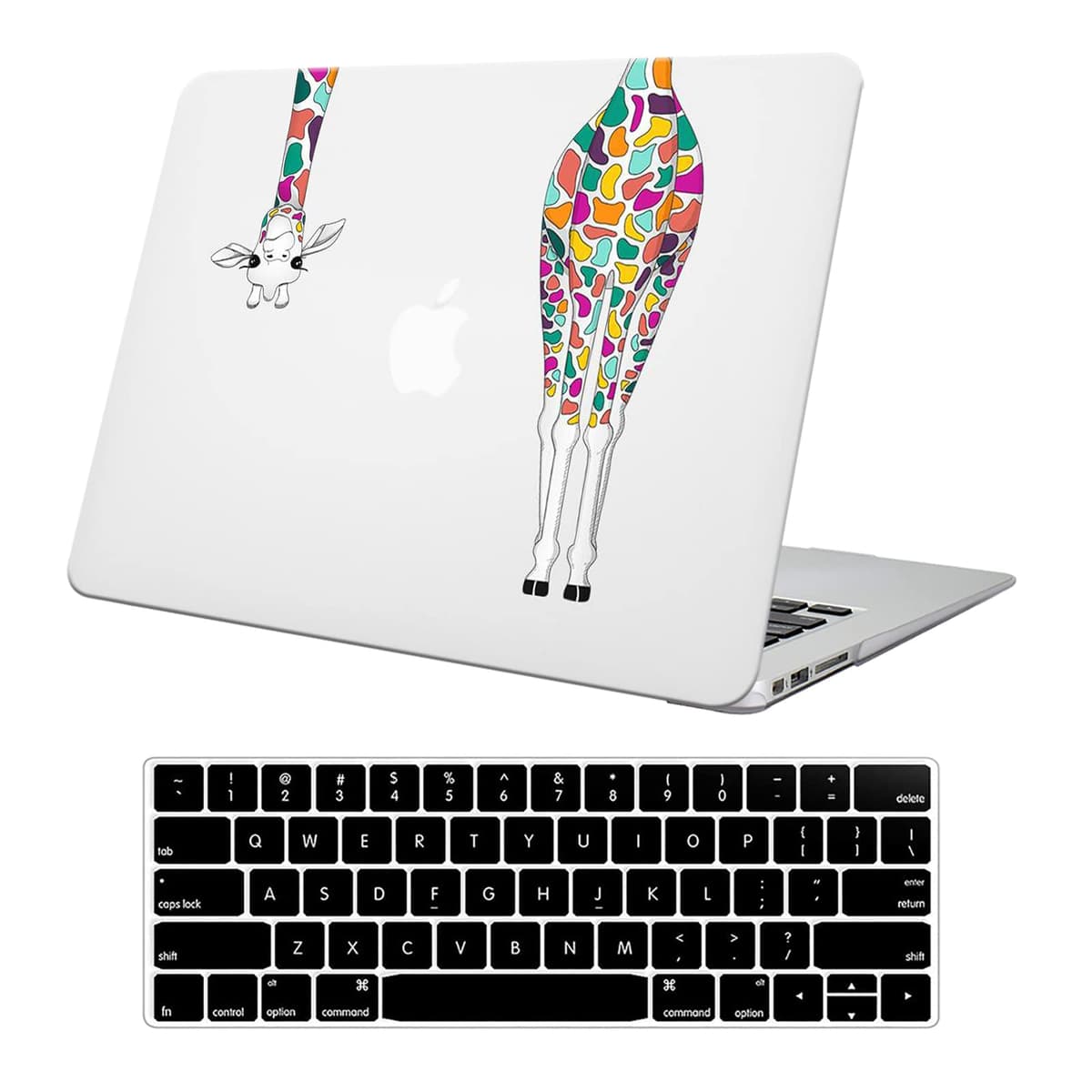 for MacBook Air 13.6 inch Case 2022 2023 2024 2025 Release M4 A3240 M3 A3113 M2 A2681 with Touch ID, Plastic Laptop Hard Shell Case & Keyboard Cover for M4 M3 M2 MacBook Air 13.6,Black Marble — view 14