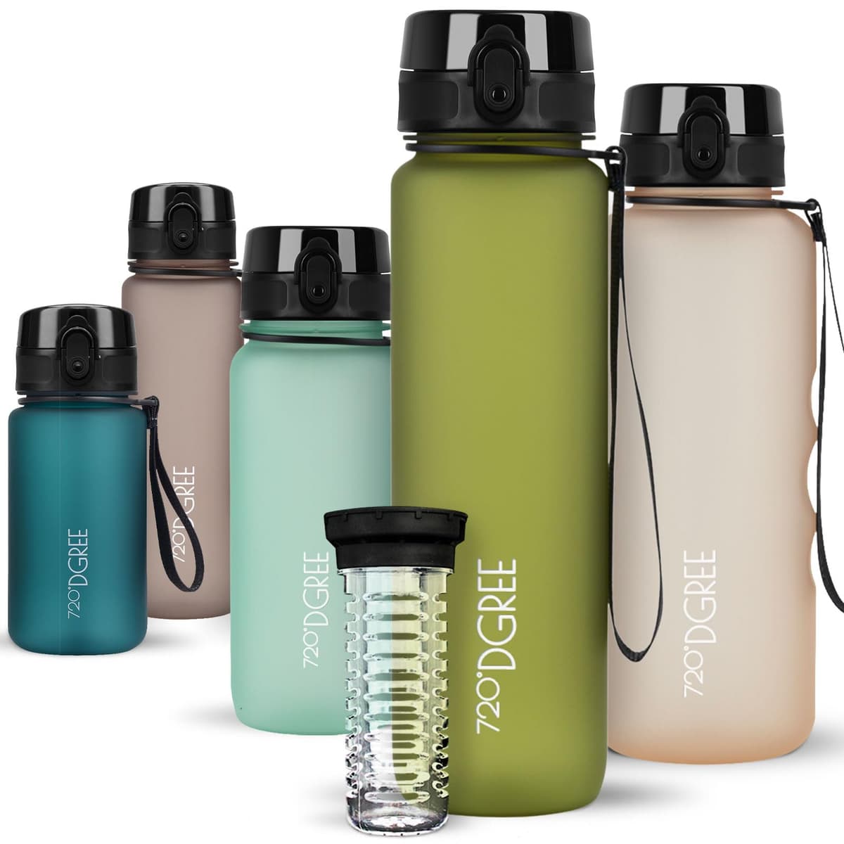 720°DGREE Botella de agua uberBottle – 1,5 litros, 1500ml | Novedosa botella deportiva | Sin BPA | Ideal para niños, fitness, deportes, fútbol, guardería, escuela, pequeños, antigoteo — view 102