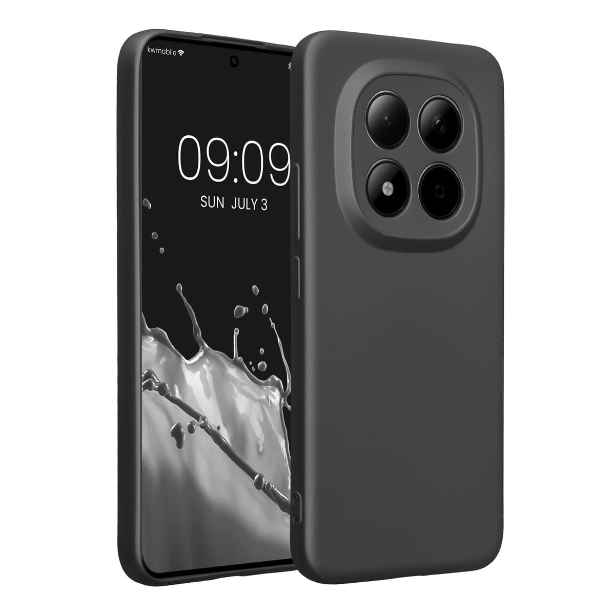 kwmobile Carcasa Compatible con Xiaomi Redmi Note 14 Pro 5G / Poco X7 Funda - Funda Ultrafina de TPU con Bordes elevados - Lavanda Metalizado — view 290