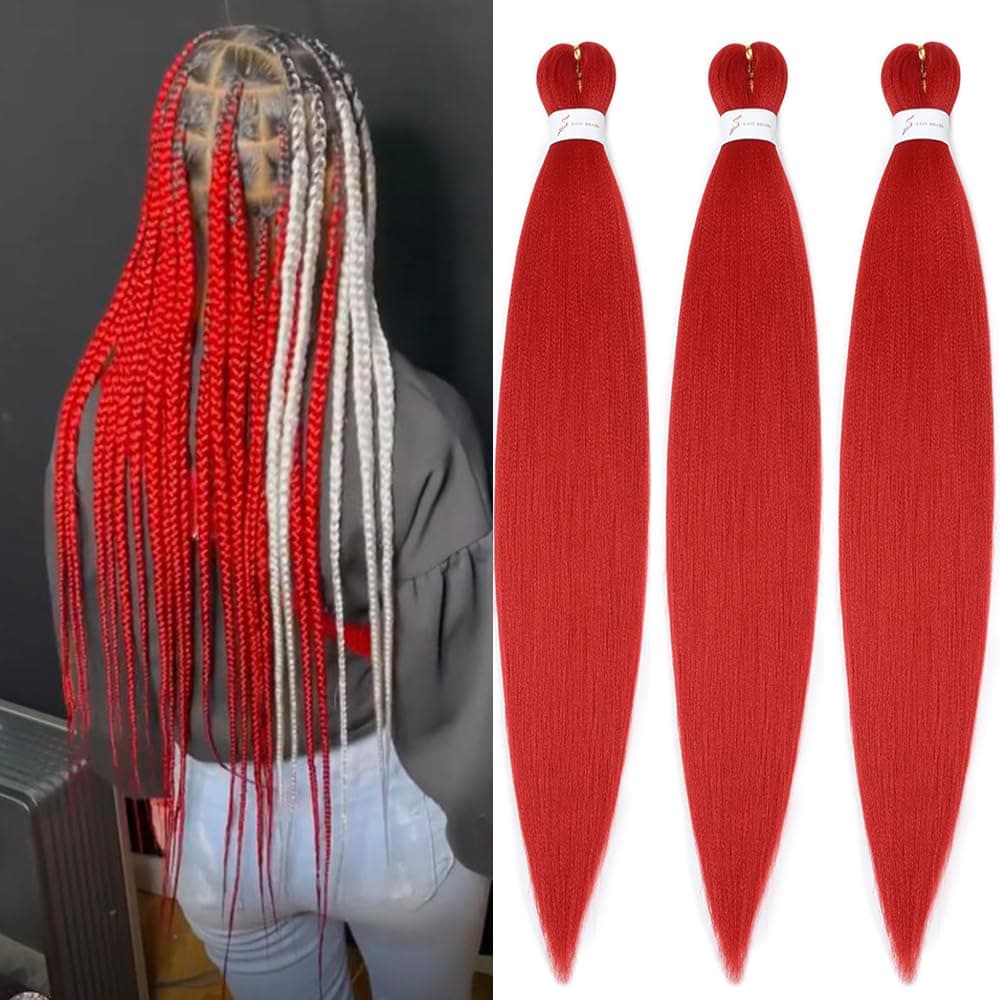 YDDM Capelli Per Treccine Africane Azul Extension Treccine Texture Yaki Easy Install per Principianti 26 Pollici 3 Pezzi Capelli Leggeri e Naturali per Box Braids, Twist e Crochet — view 21