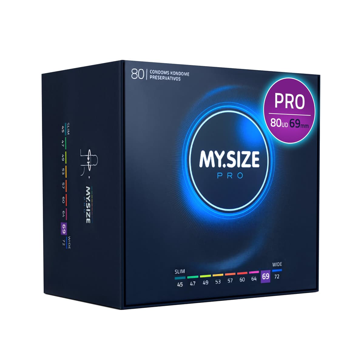 MY.SIZE PRO Condones ÉLITE, talla 5, 60 mm, XL, 10 piezas - Látex Vytex extra puro, fácil de abrir — view 49