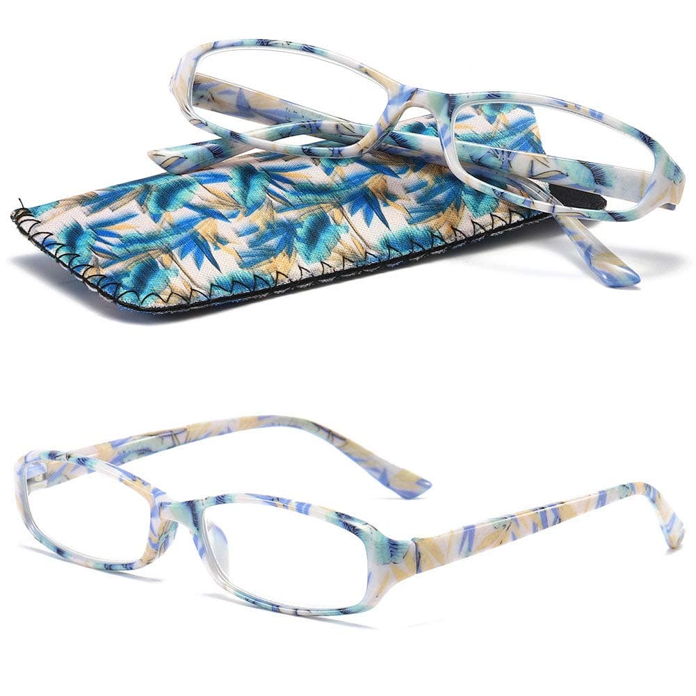 VEVESMUNDO Gafas de Lectura Mujer Hombre Compactas Portatiles Flores Anteojos Para Leer con Colores Bolsillo 1.0 1.25 1.5 1.75 2.0 2.25 2.5 2.75 3.0 3.5 4.0 — view 13