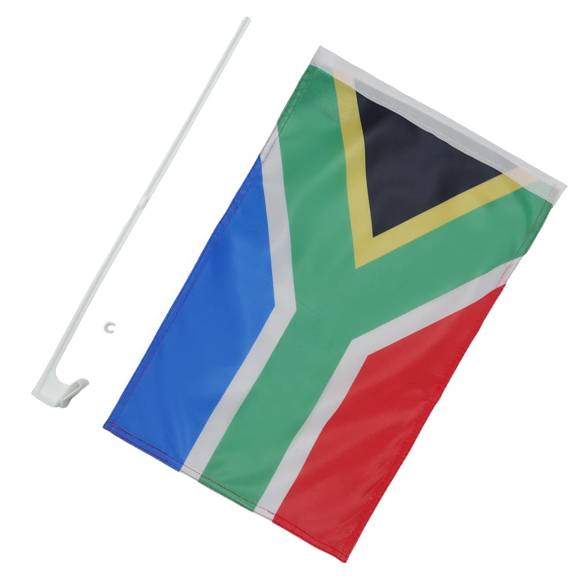AZ FLAG South Africa Car Flag 18'' x 12'' - South African Car flags 30 x 45cm - Banner 18x12 INCHES PLASTIC STICK — view 4