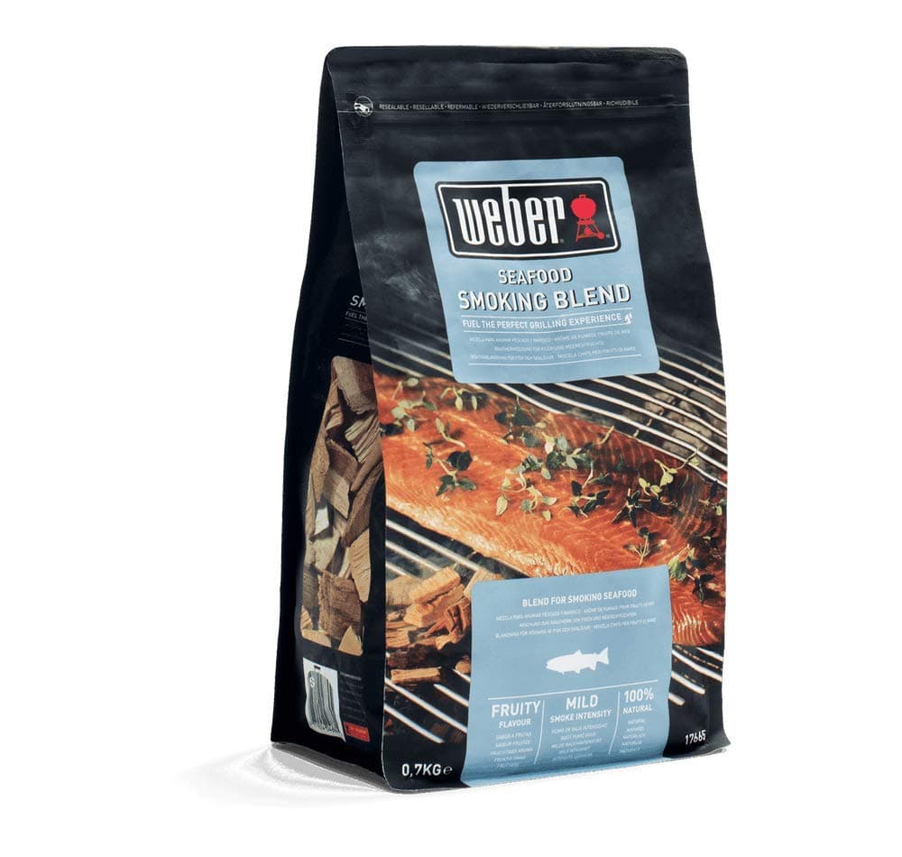 Weber Astillas de Manzano (Paquete de 700g), aroma sutil, dulce y delicado, ideal para pescados, madera 100% natural, producto de la UE, certificada FSC sostenible (17621) — view 3