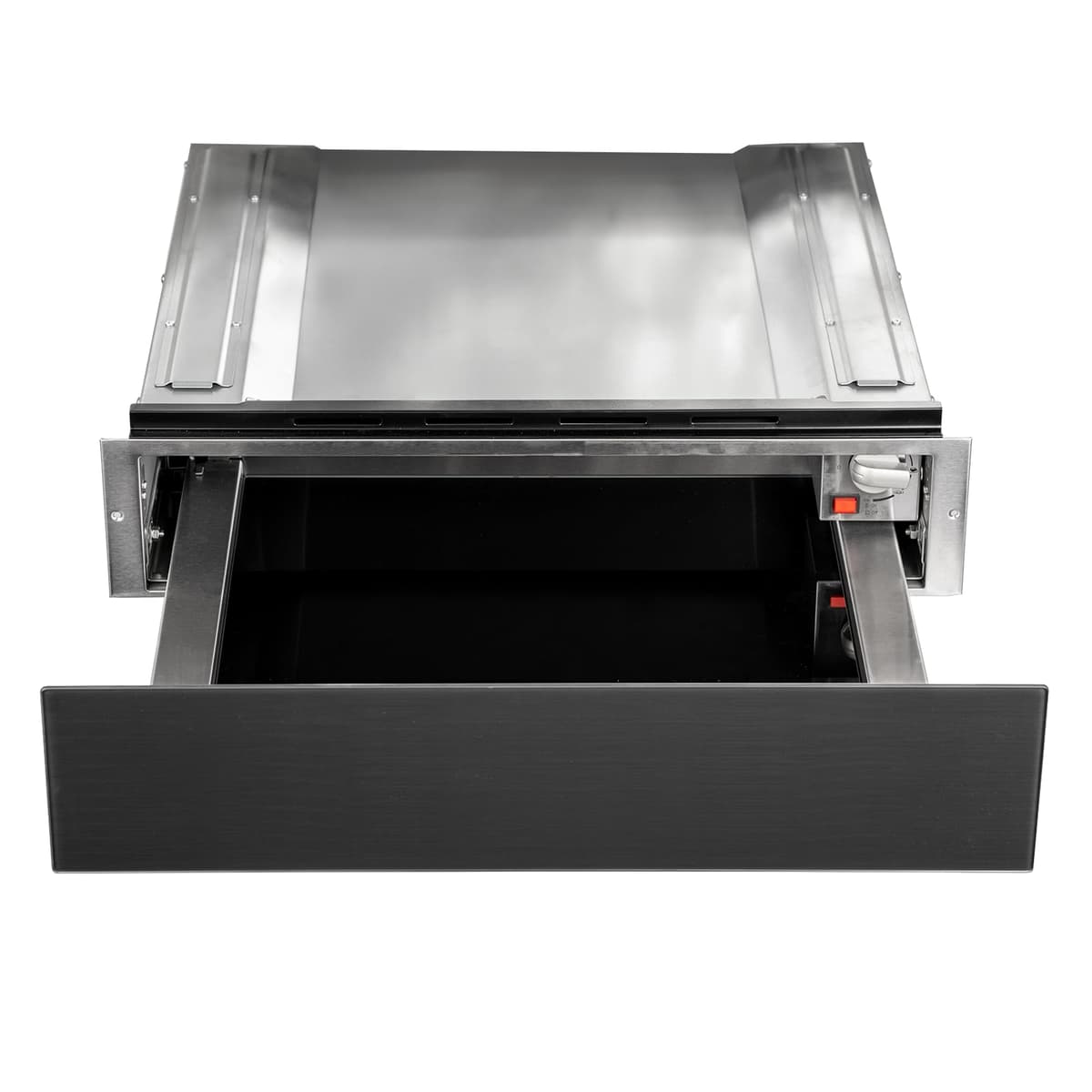 SIA Push Push Warming Drawer in Gunmetal Grey, 2 functions BIPWD14GM — view 4