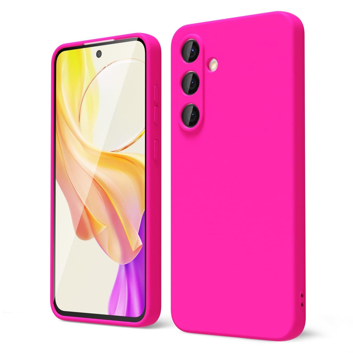 oakxco for Samsung Galaxy S23 Phone Case Liquid Silicone,Cute Thin Slim Soft Rubber TPU Plain Smooth Gel Cover for Women Girl Aesthetic Design, Matte Solid Protective & Shockproof, Burgundy Plum Wine — view 54