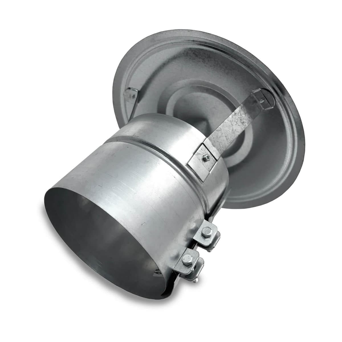 Sombrerete Chimenea 350mm Antilluvia Galvanizado - Sombrero Fijo para Tubos y Conductos - Caperuza Antipajaros Estufa Leña - Serie Lisa y Helicoidal — view 3