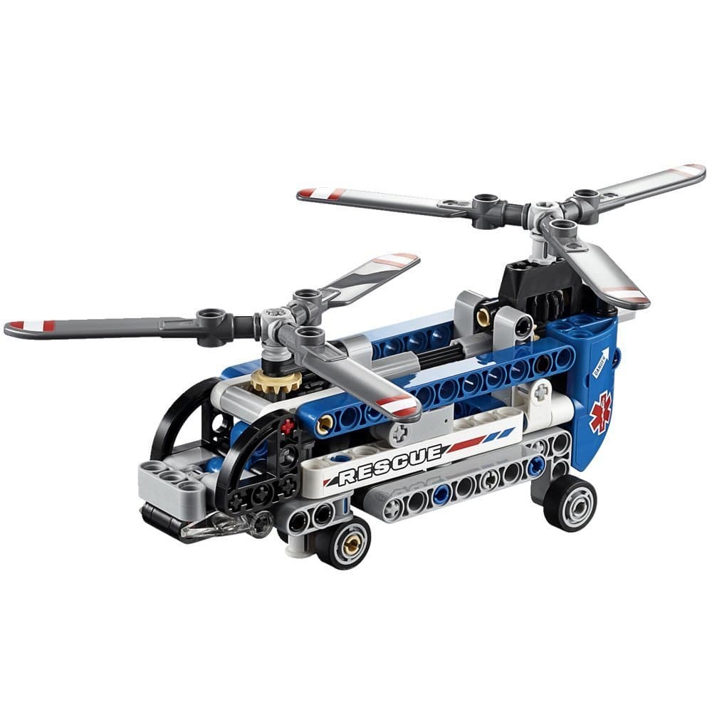 LEGO TECHNIC - Helicóptero de Doble hélice, Juegos de construcción (42020)