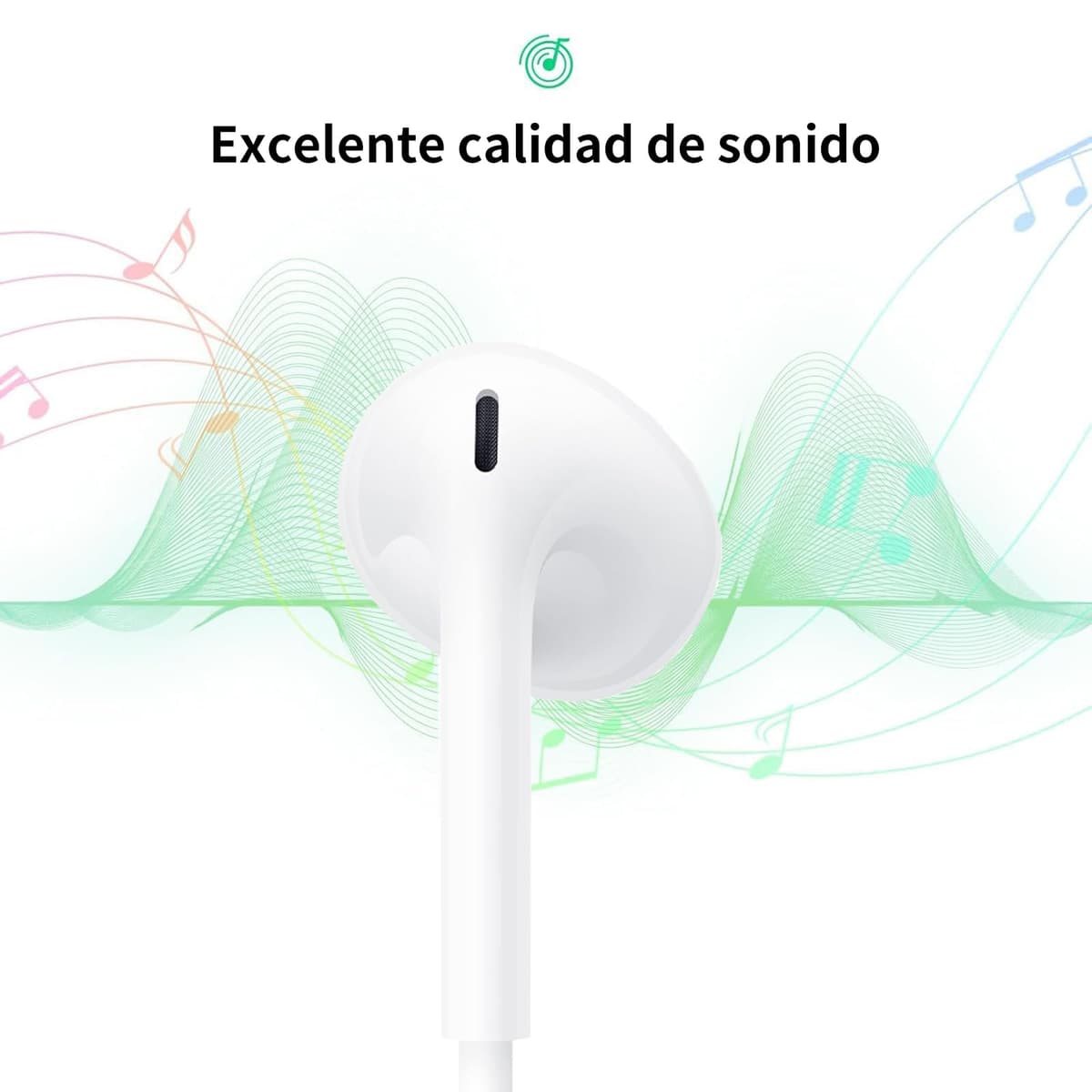 XIANGBIN Auriculares para iPhone,Cascos Cable con Aislamiento de Ruido Soporte Control de Volumen de Llamadas,Compatible con iPhone 11/12/13/14/X/XS/XR/8/7 Plus,Soporta Todo el Sistema iOS — view 2