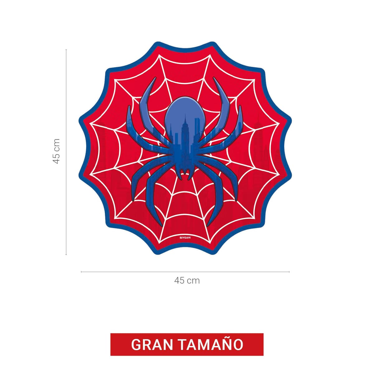 OH YEAH - Piñata de Cumpleaños Grande Spider 45 x 45 cm - Decoración Fiestas Infantiles Niño y Niña - Piñatas Grandes para Rellenar con Juguetes y chuches - FÁCIL DE RELLENAR — view 2