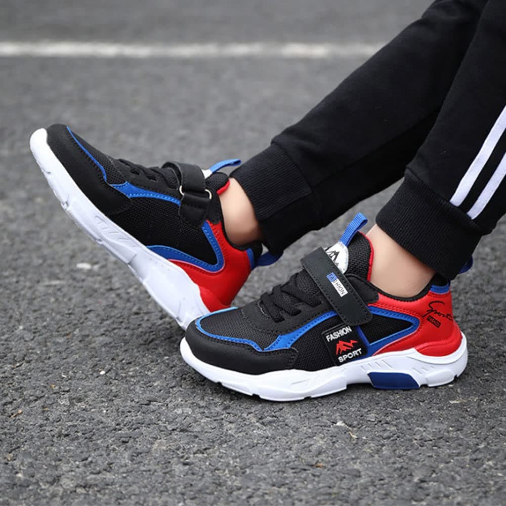 Zapatillas Niña Niño Zapatillas de Deporte para Niños Niñas Sneakers Transpirable Cómodos Zapatos Casuales Antideslizante Sneakers Unisex-niños 26EU-37EU — view 3