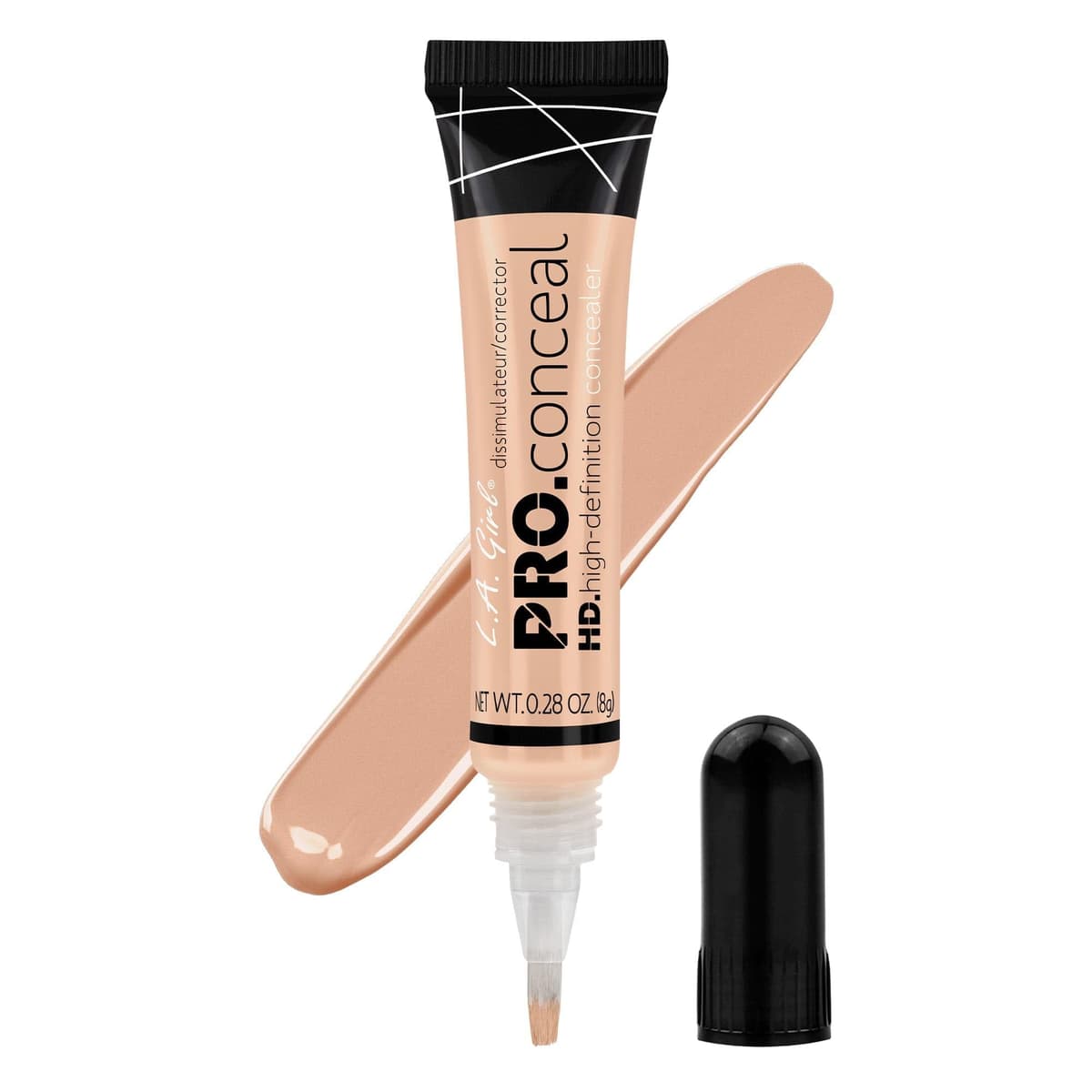 L.A. Girl - Corrector HD Pro Conceal | Cobertura completa | Aspecto natural | Minimiza líneas finas | Resistente | Larga duración, Light Yellow, 8 g — view 31