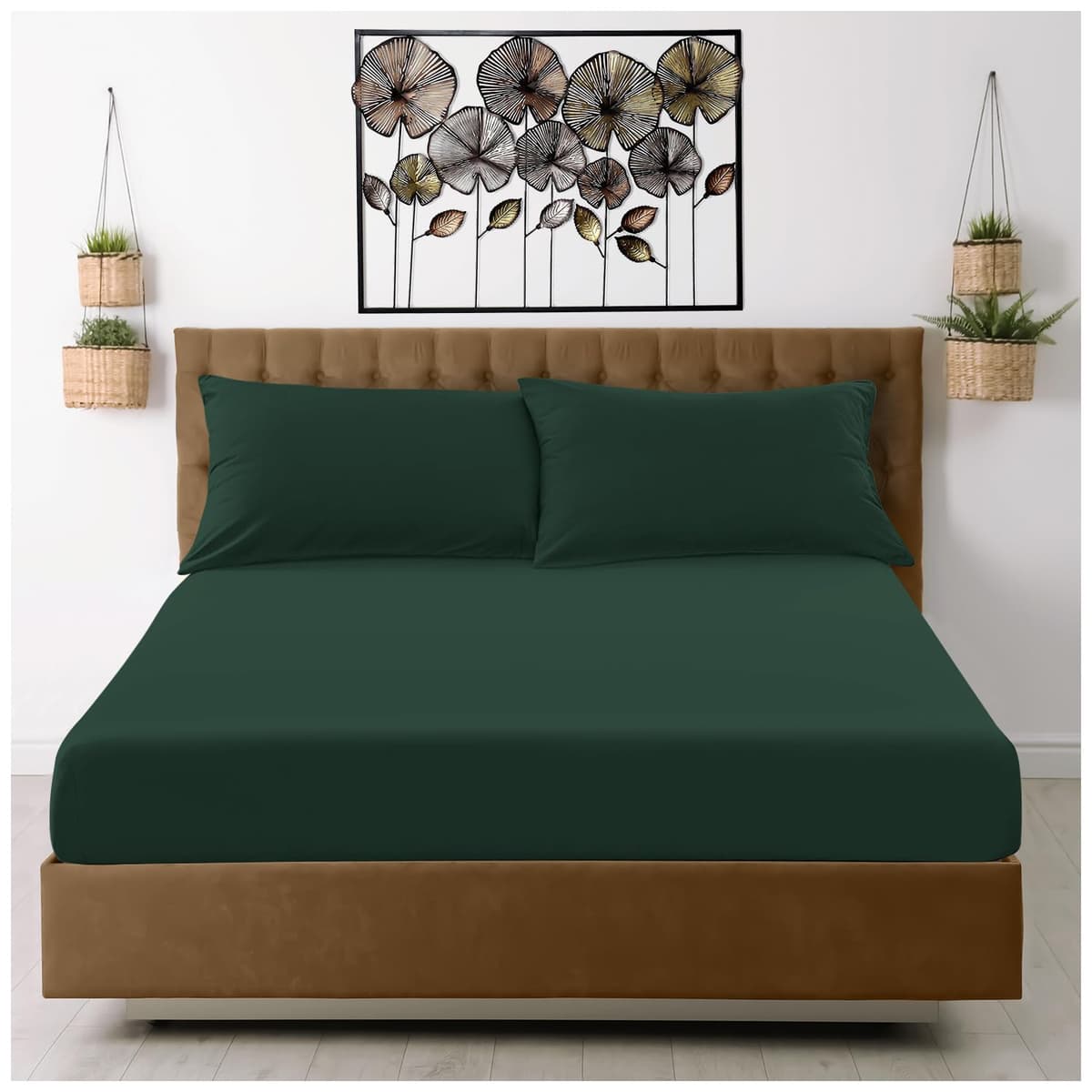 GC GAVENO CAVAILIA Fitted Sheet Single Bed (91 x 190cm) - Grey Bedding Sheets - Plain Dyed Microfiber Bed Sheets Single - (10 inch) 25cm Deep Pocket Bottom Sheet - Easycare - Wrinkle & Fade Resistant — view 15