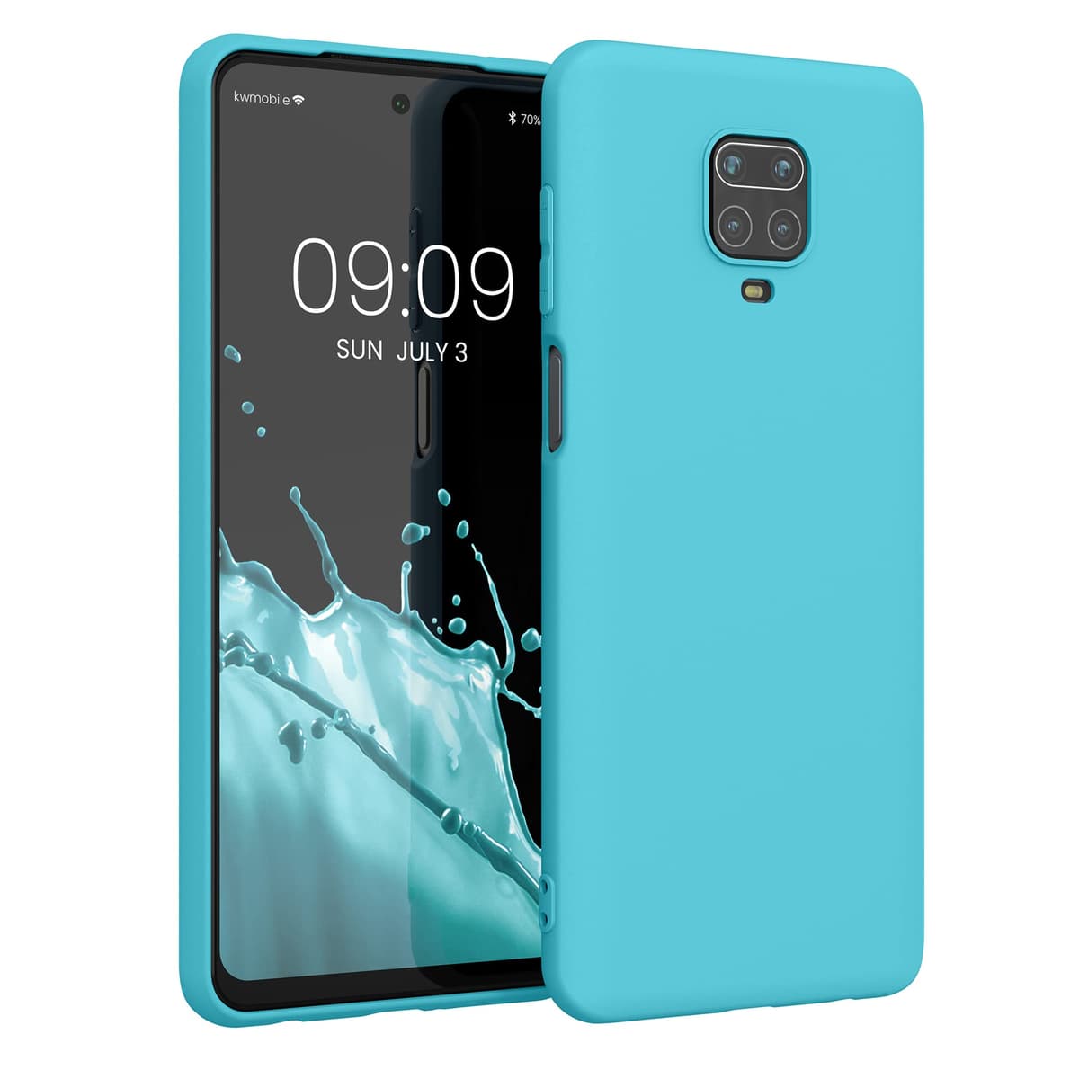 kwmobile Carcasa Compatible con Xiaomi Redmi Note 14 Pro 5G / Poco X7 Funda - Funda Ultrafina de TPU con Bordes elevados - Lavanda Metalizado — view 64