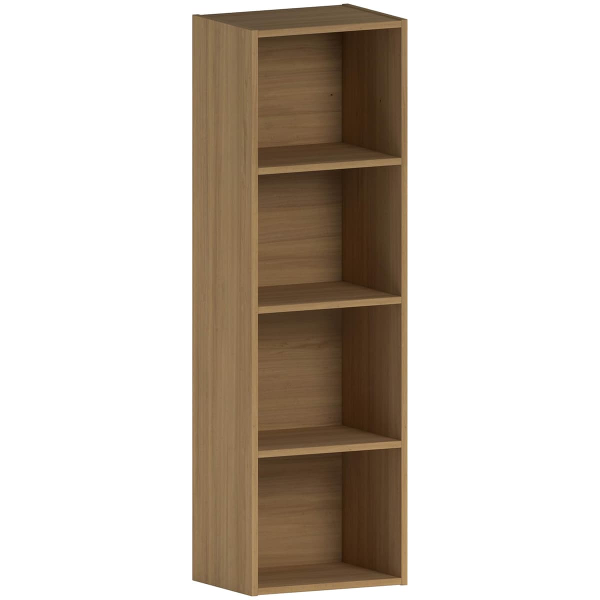 Vida Designs Oxford 3 Tier Cube Bookcase, White Wooden Shelving Display Storage Unit Office Living Room Furniture — view 24