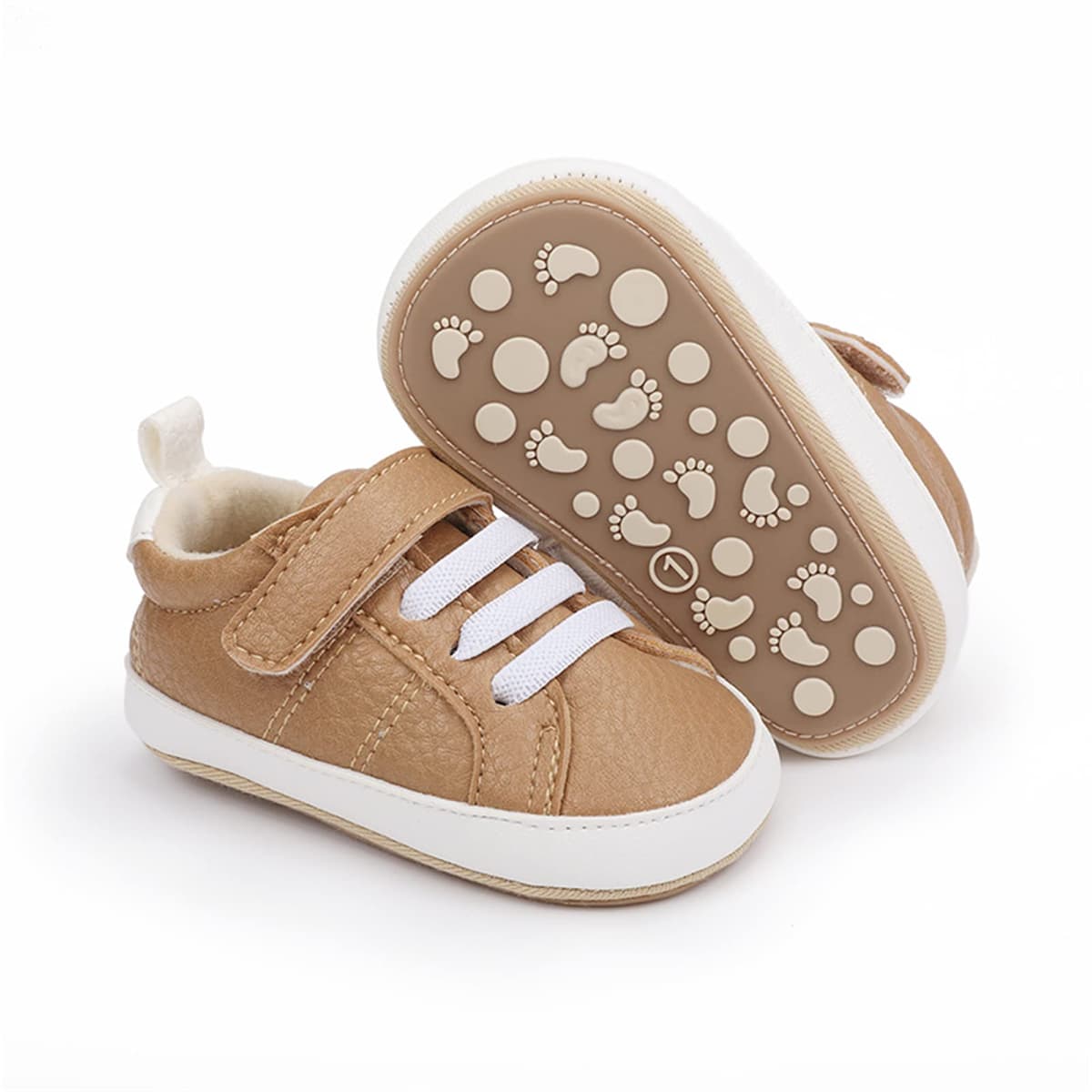 RVROVIC Baby Boys Girls Sneakers Anti-Slip Oxford Loafer Flats Infant Toddler PU Leather Soft Sole Baby Shoes — view 14