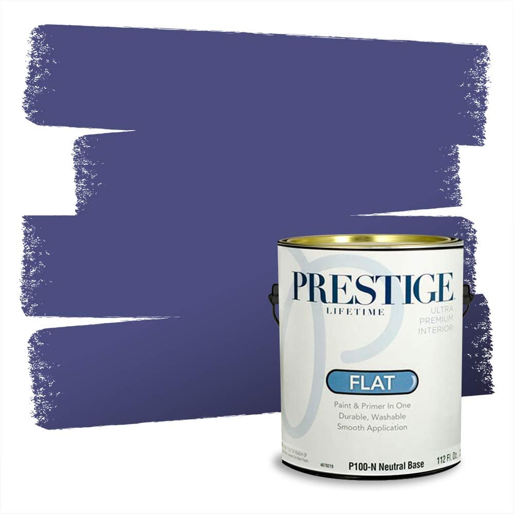 PRESTIGE Paints Interior Paint and Primer In One, 1-Gallon, Semi-Gloss, Comparable Match of Valspar* Dewdrop* — view 646