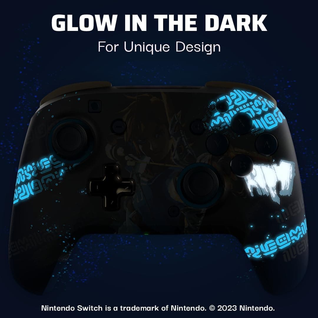 PDP REMATCH GLOW Wireless Controller Link Hero Nintendo Switch — view 2