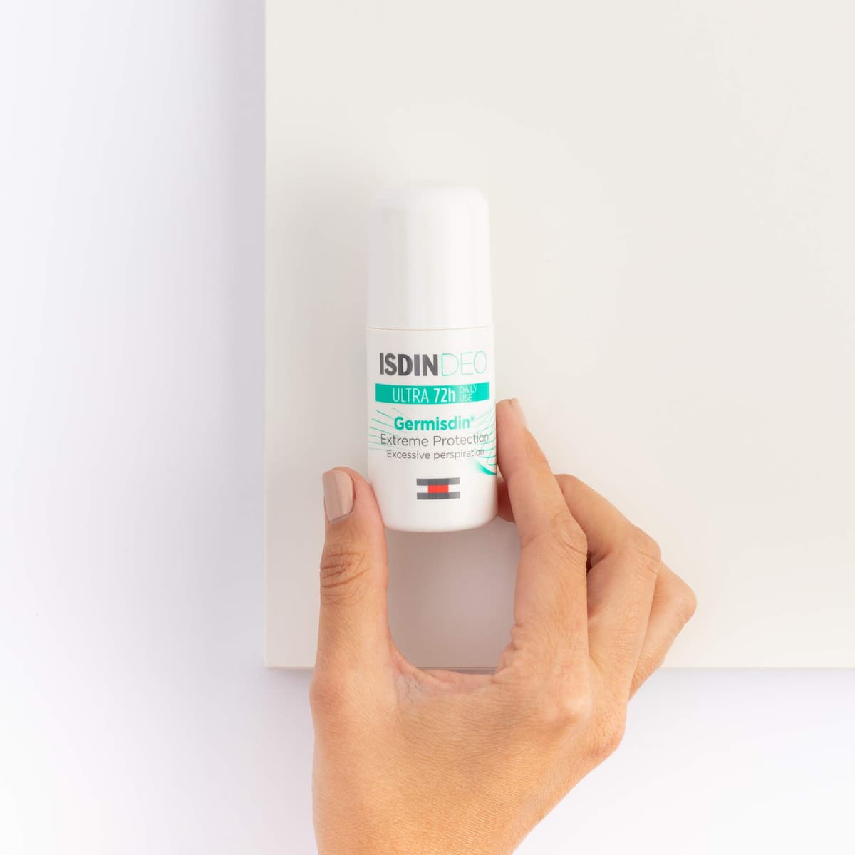 SDIN Germisdin Ultra 72h Roll-On, Desodorante Antitranspirante Sin Alcohol Para Hombre y Mujer que Protege Contra la Producción Excesiva de Sudor y Evita el Mal Olor — view 2