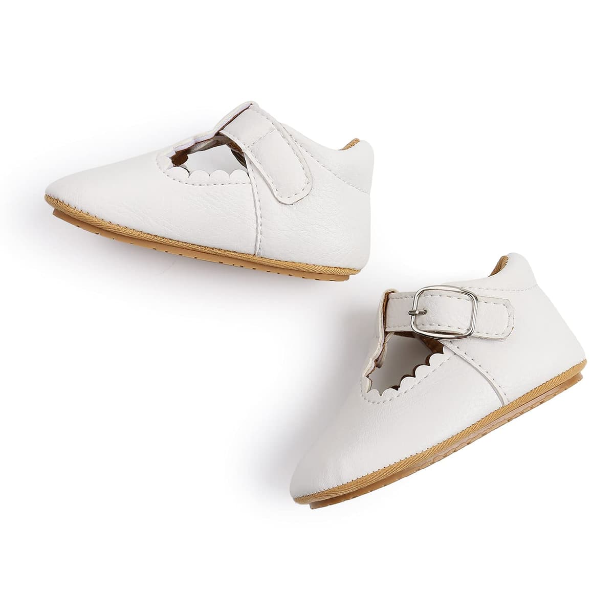 Baby Girls First Walking Shoes Mary Jane PU Leather Anti-Slip Princess Shoes Infant Baby Shoes — view 4