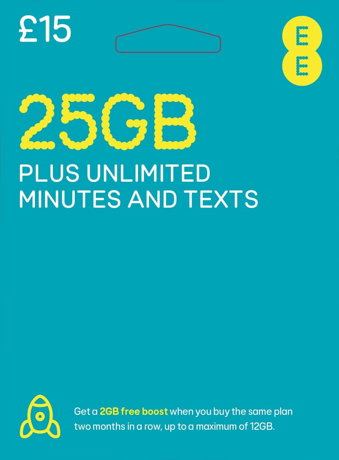 EE PAYG £10 Data Sim Includes £10 pre-paid credit, 8GB Data, 500 Minutes and Unlimited Texts (EE £10-8GB) — view 5
