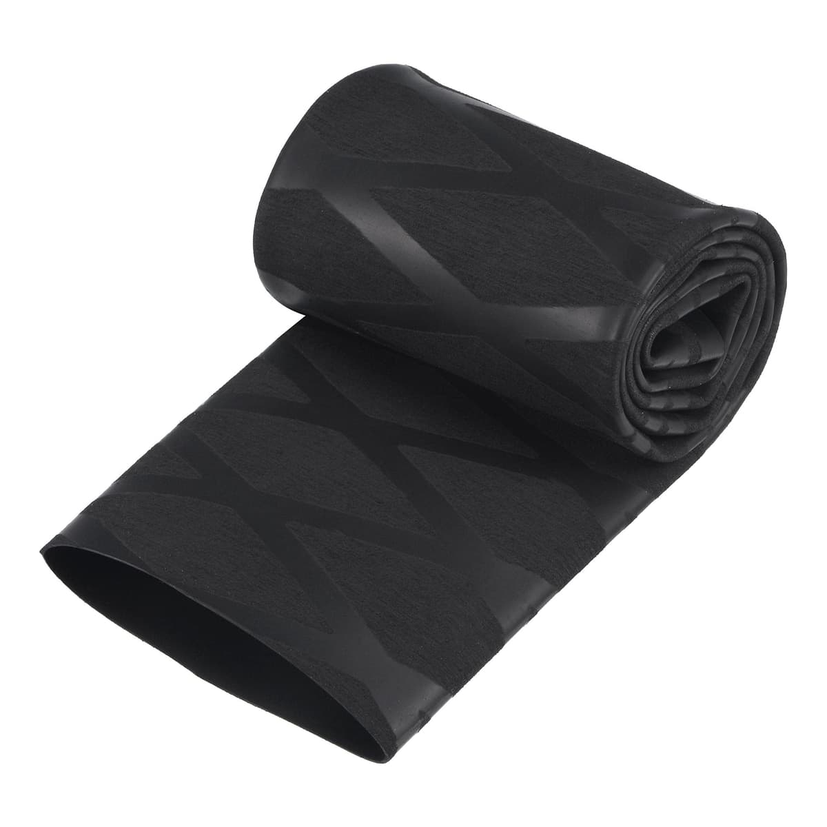 sourcing map Termorretráctil Envoltura Tubería para Pesca Caña Agarre Manija, 40mm Diámetro 65mm Plano 1.6pies 2:1 Relación, Negro