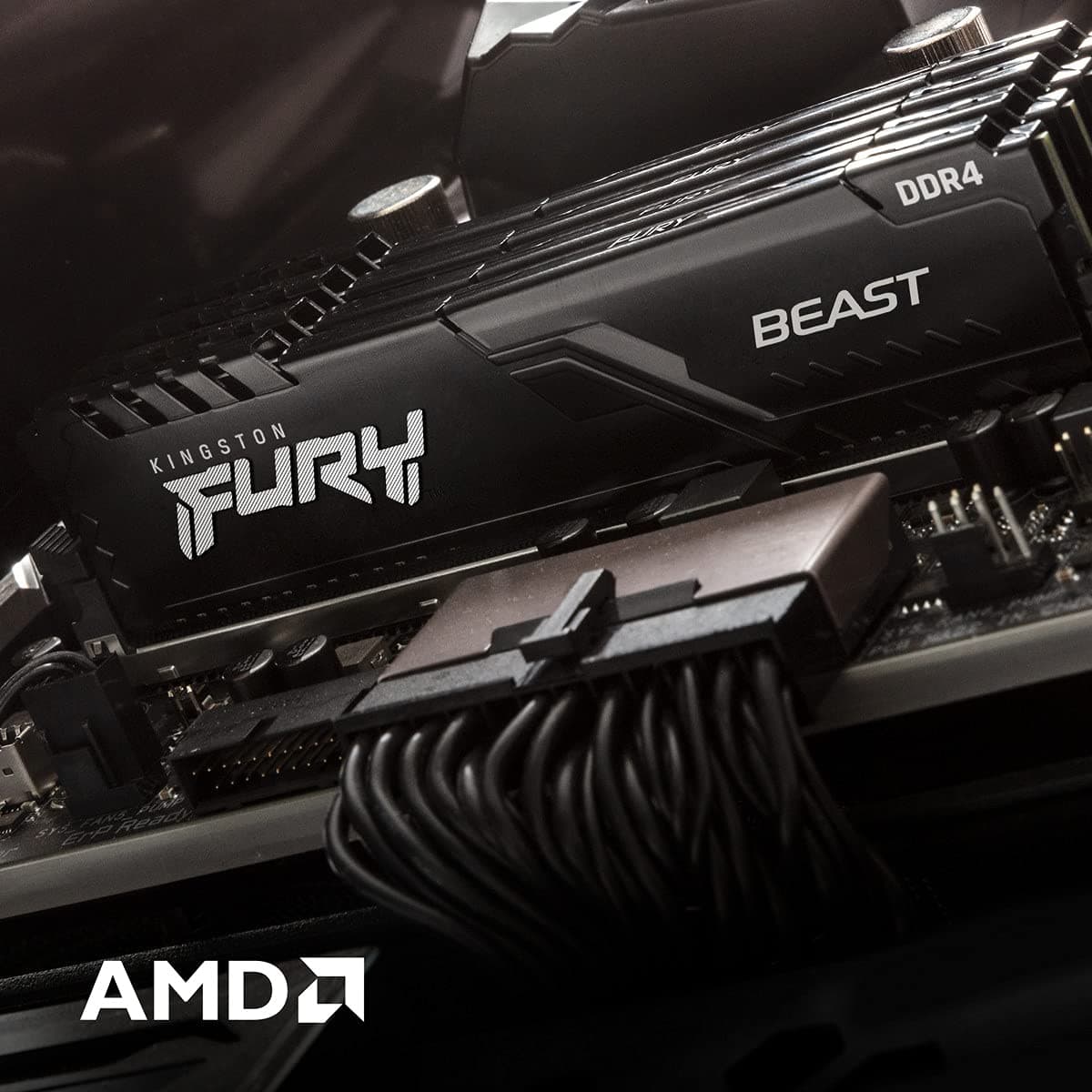 Kingston FURY Beast 64GB (2x32GB) 3200MHz DDR4 CL16 Desktop Memory Kit of 2 KF432C16BBK2/64 — view 6