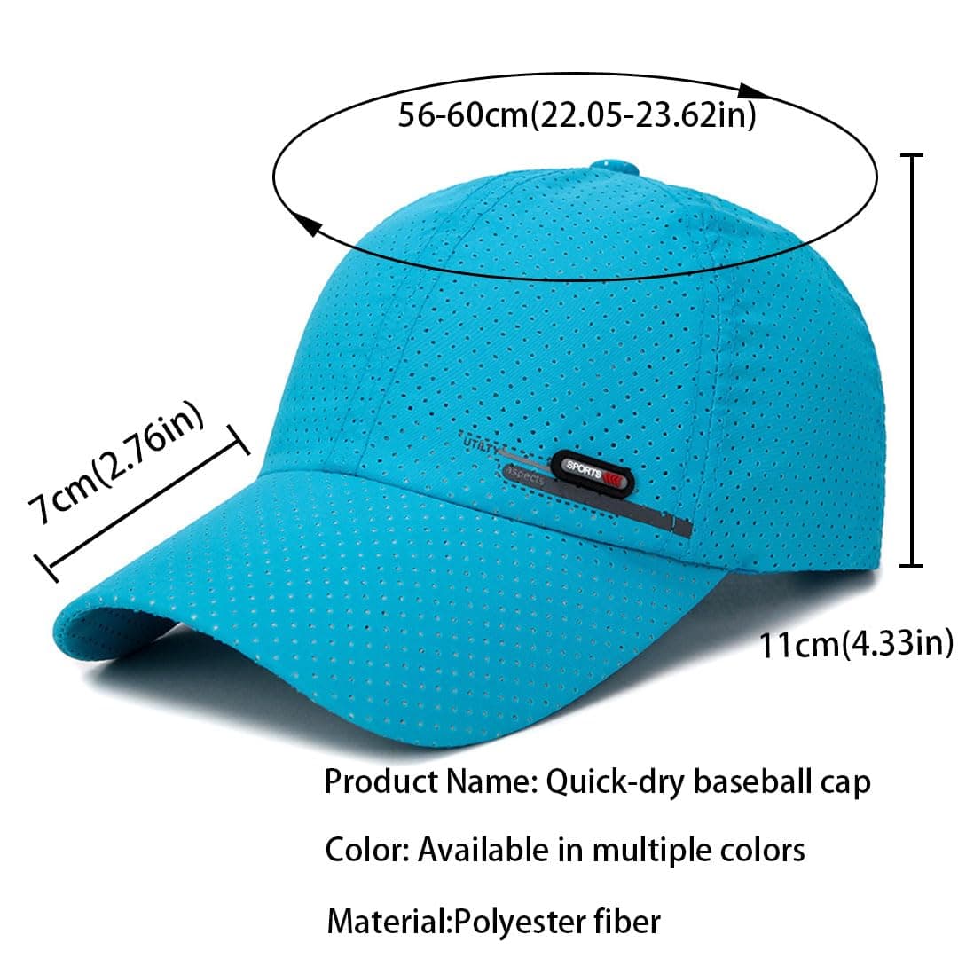 Gorra de BéIsbol de Transpirable para Hombre Gorra el Sol Moda Gorra Running Hombre Mujer Ajustable Sombrero Verano Gorra Beisbol — view 4