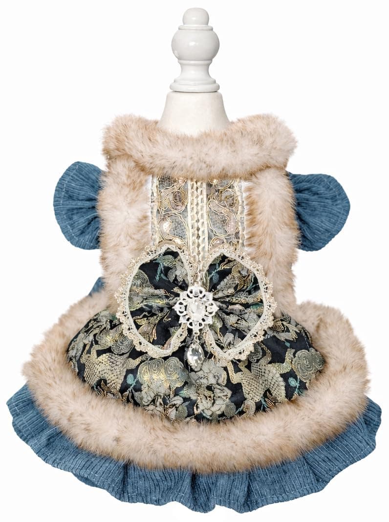 MaruPet Fashion Sweet Puppy Dog Chiffon Princess Dress for EXTRAL Small and Small Dog Pink S — view 35
