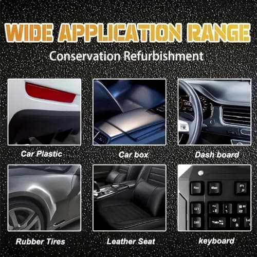 2026 New Premium Tire Coating & Trim Restorer, Tire Coating Paste, Tires Coatings Paste Rapid Acting, Long-Lasting Ceramic Coatings & UV Protection, Bring Back the Original Deep Black Shine (5PCS) — view 2