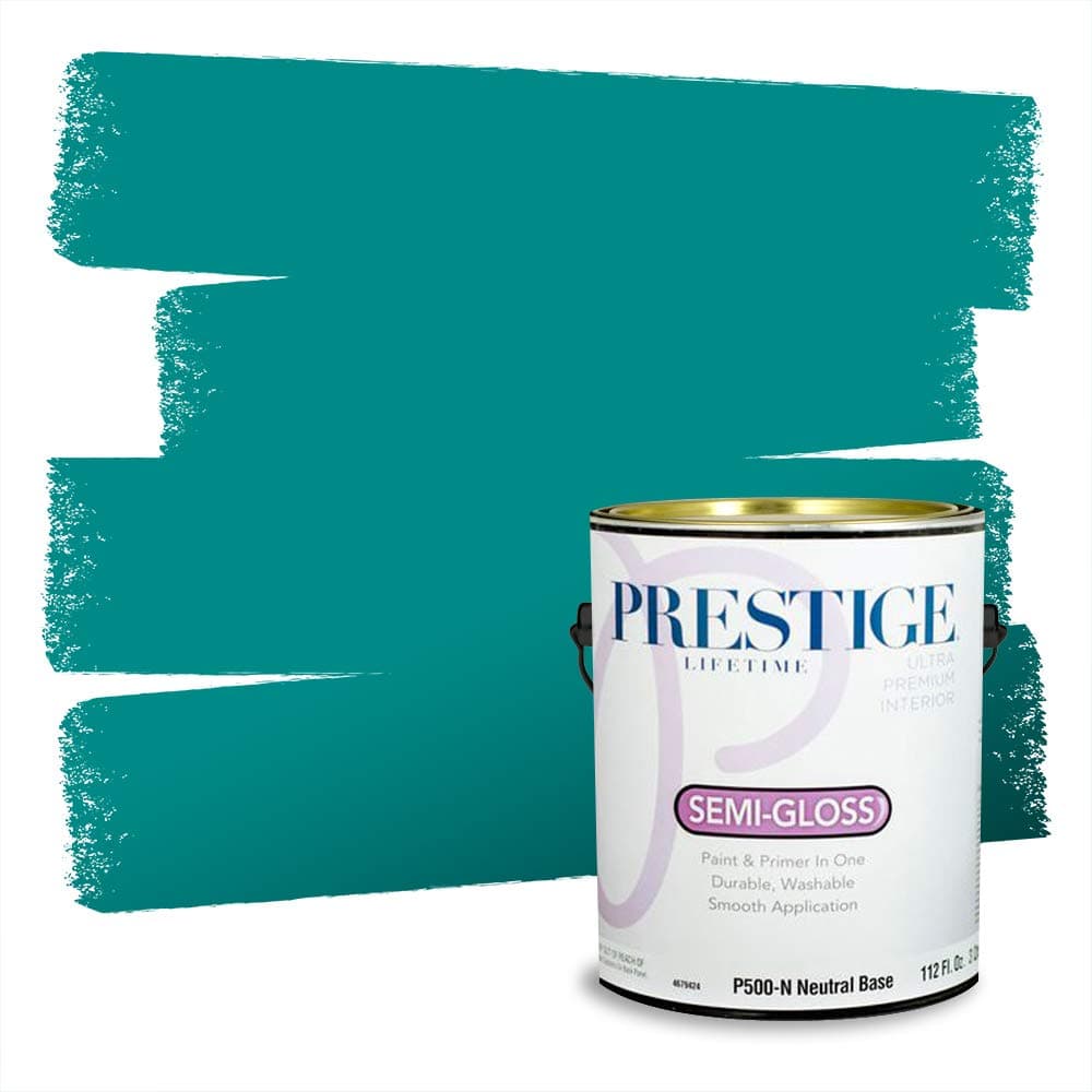 PRESTIGE Paints Interior Paint and Primer In One, 1-Gallon, Semi-Gloss, Comparable Match of Valspar* Dewdrop* — view 1520