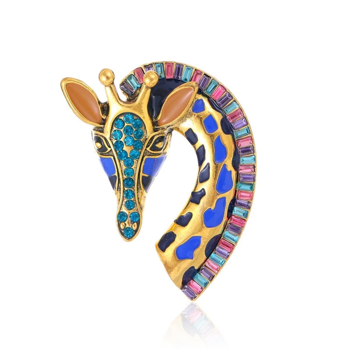 FAIRYGATE Brooch Pins Retro Crystal Rhinestone Brooches for Shirt Collar Decoration, B20 — view 15