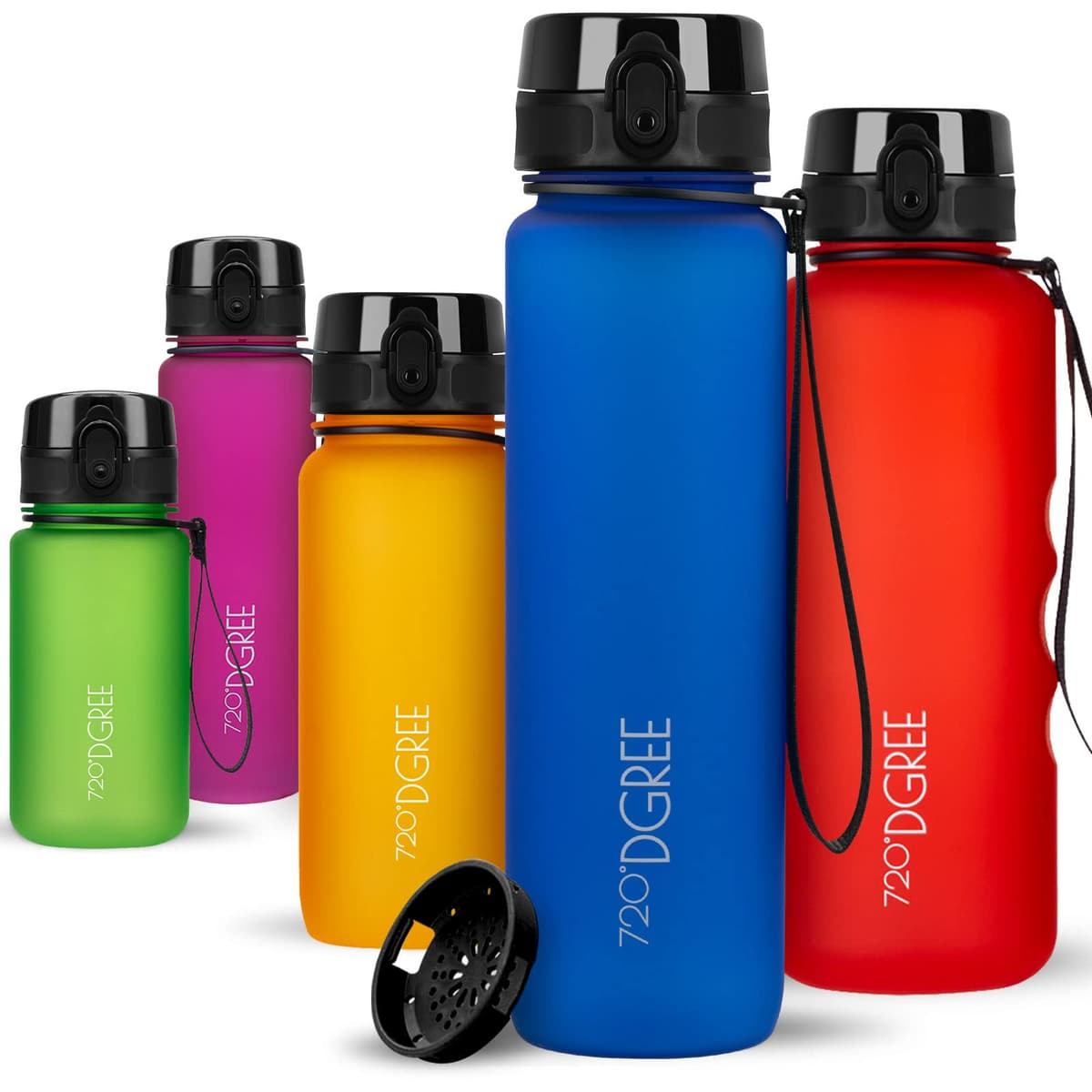 720°DGREE Botella de agua uberBottle – 1,5 litros, 1500ml | Novedosa botella deportiva | Sin BPA | Ideal para niños, fitness, deportes, fútbol, guardería, escuela, pequeños, antigoteo — view 199