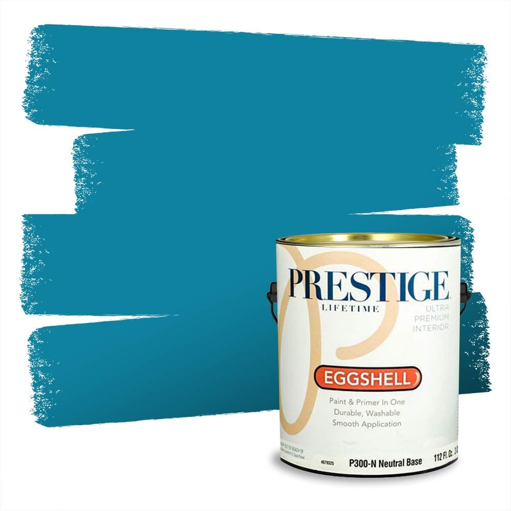 PRESTIGE Paints Interior Paint and Primer In One, 1-Gallon, Semi-Gloss, Comparable Match of Valspar* Dewdrop* — view 758