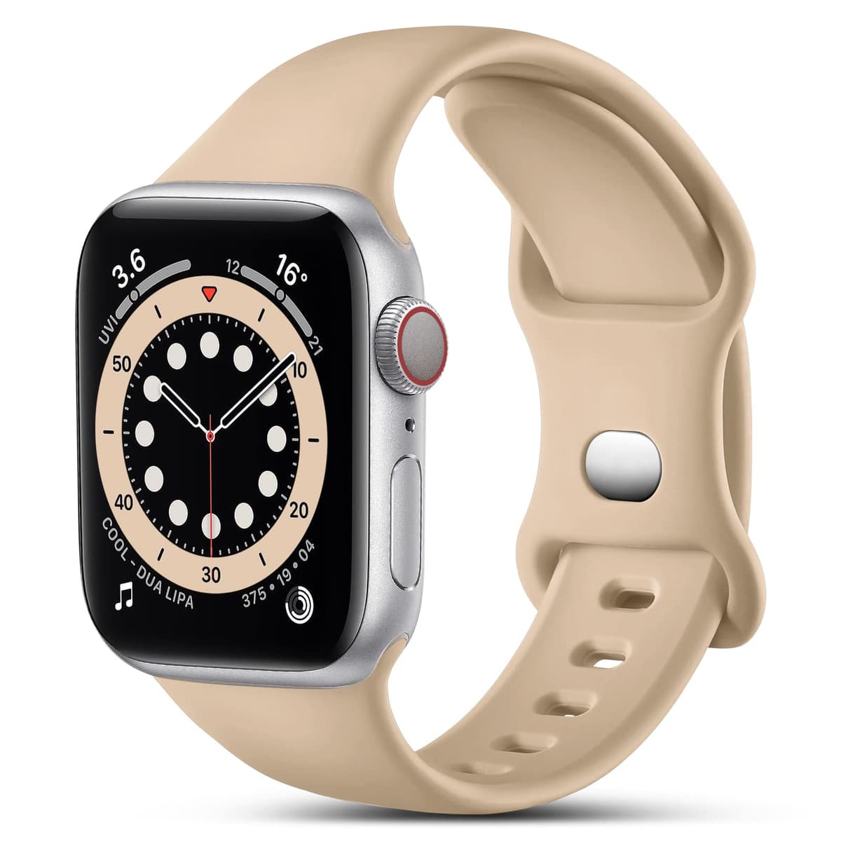 CeMiKa Compatible with Apple Watch Strap 41mm 40mm 38mm 42mm, Silicone Sport Band Replacement Straps Compatible with Apple Watch Series 11 10 9 8 7 6 5 4 3 2 1 SE SE3/iwatch Strap, Black — view 14
