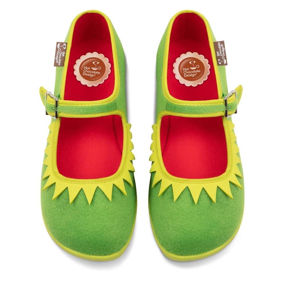 Hot Chocolate Design Chocolaticas Funky Canvas Women's Mary Jane Flat Shoes — view 83