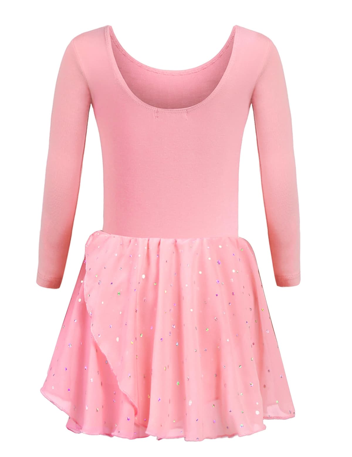 Trudge Ropa de Ballet para Niñas - Vestido Manga Corta de Algodón con Leotardo y Falda Tutú - Traje de Baile — view 9