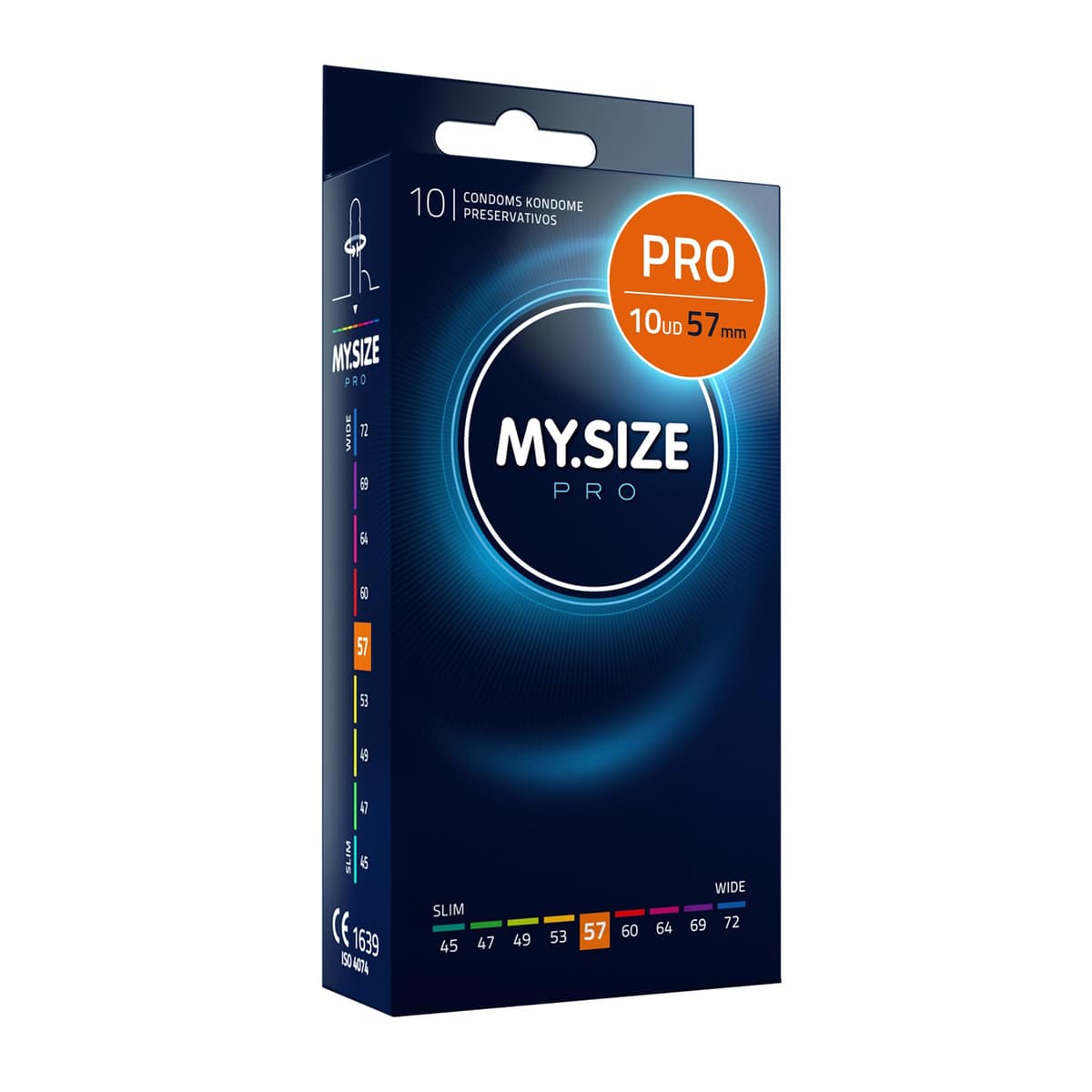 MY.SIZE PRO Condones ÉLITE, talla 5, 60 mm, XL, 10 piezas - Látex Vytex extra puro, fácil de abrir — view 18
