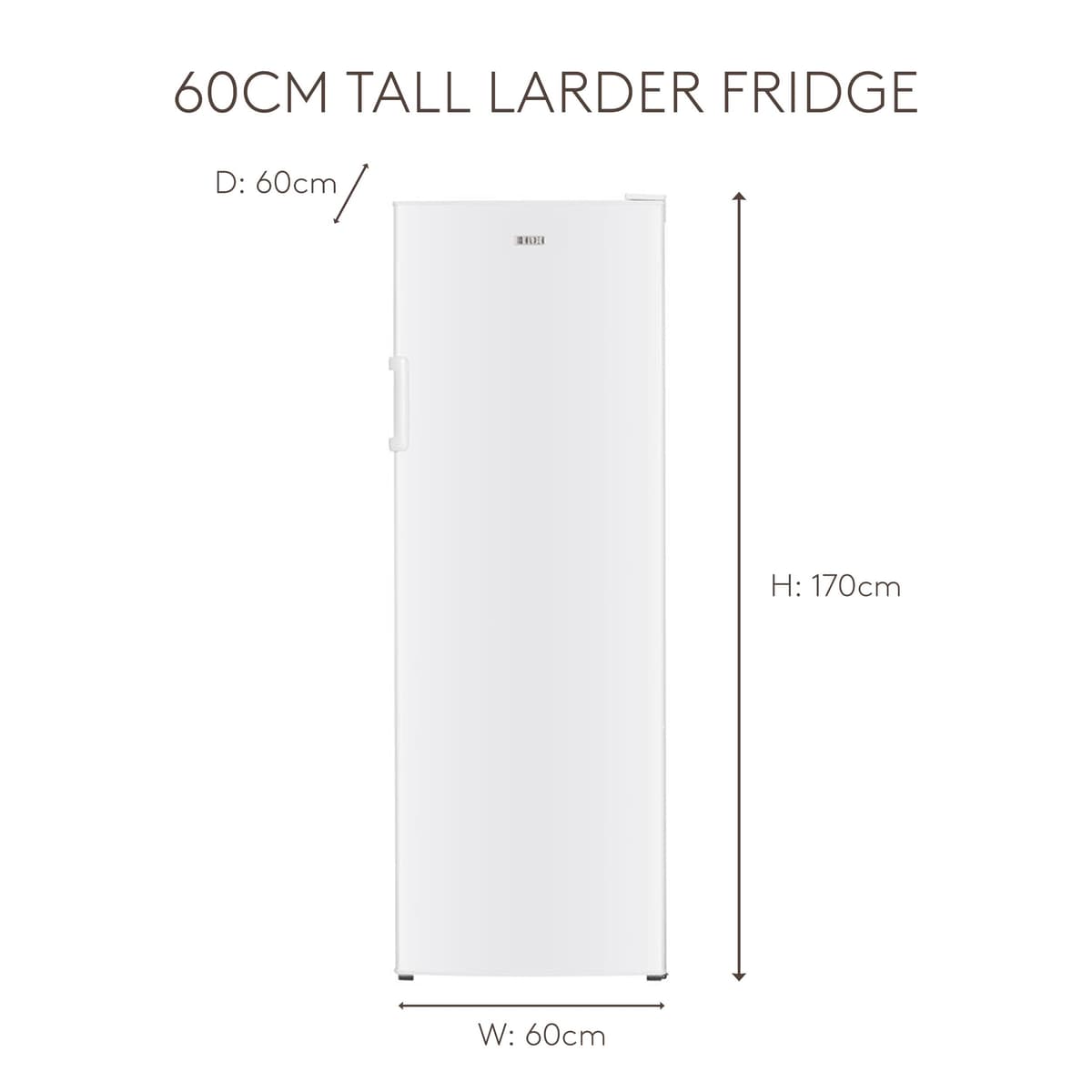 HADEN Upright Larder Fridge - 331L Capacity, Adjustable Glass Shelves, Crisper Drawer​, Freestanding, Energy-efficient Tall Fridge For Kitchen Or Office — view 3