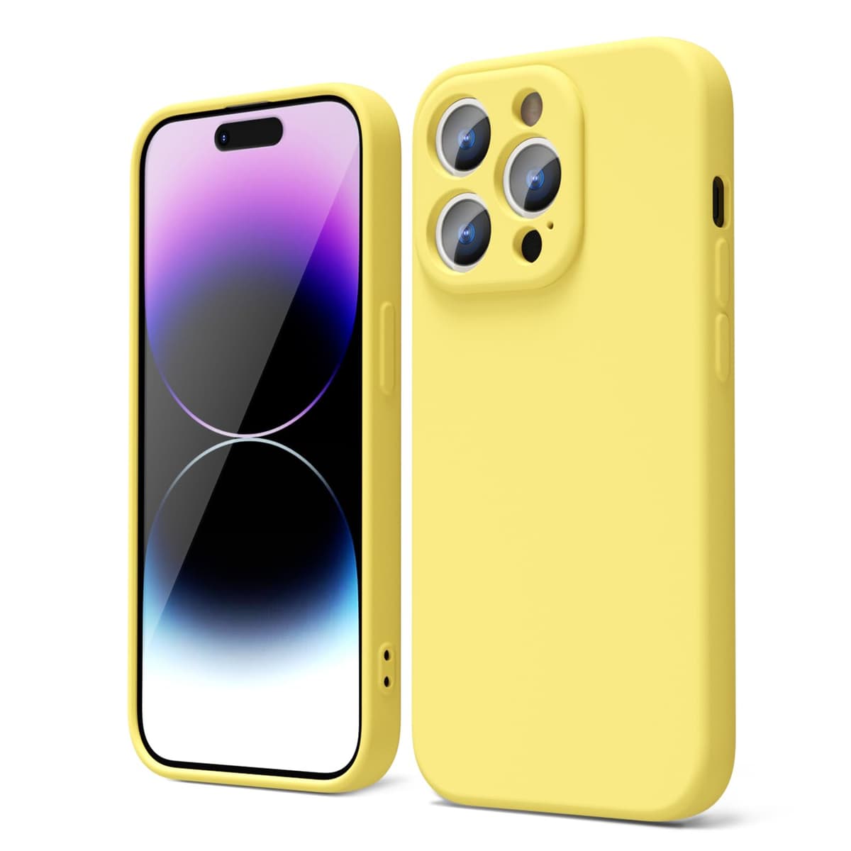oakxco for iPhone 17 Pro Max Phone Case Liquid Silicone, Cute Thin Slim Grip Soft Rubber Gel for Women Men, Smooth Matte TPU Plain Solid Color Girly Simple Case with Camera Cover, Light Pink — view 1428