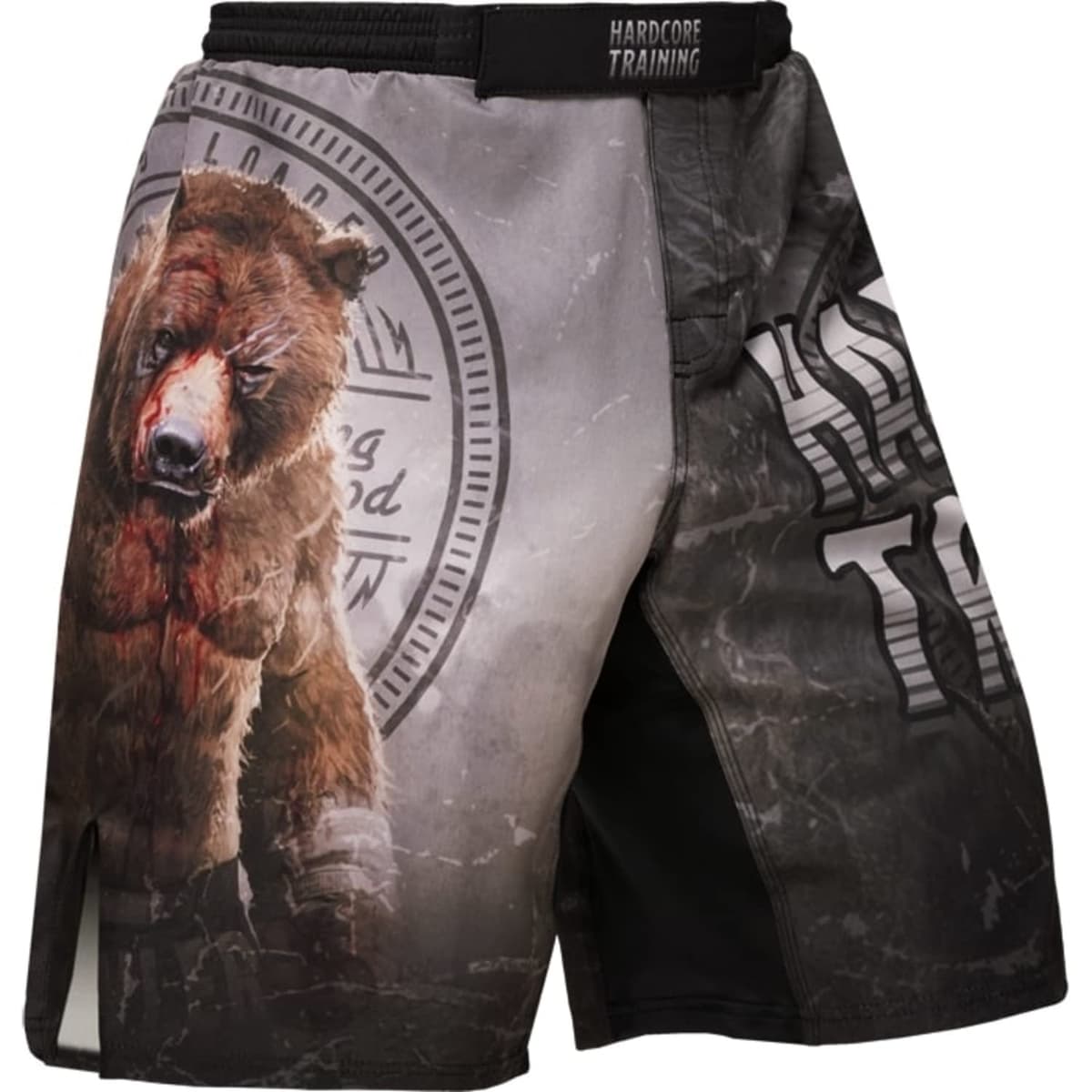 Hardcore Training Fight Shorts Hombre Pantalones Cortos MMA BJJ Boxeo Grappling Fitness No Gi