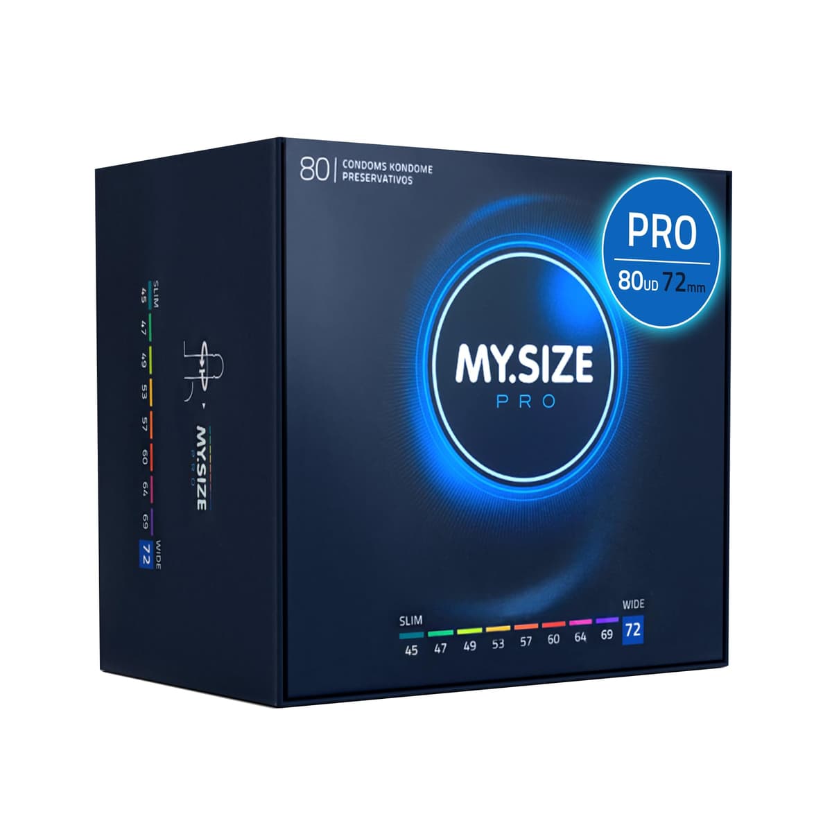 MY.SIZE PRO Condones ÉLITE, talla 5, 60 mm, XL, 10 piezas - Látex Vytex extra puro, fácil de abrir — view 42
