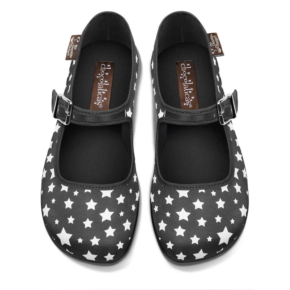 Hot Chocolate Design Chocolaticas Funky Canvas Women's Mary Jane Flat Shoes — view 109