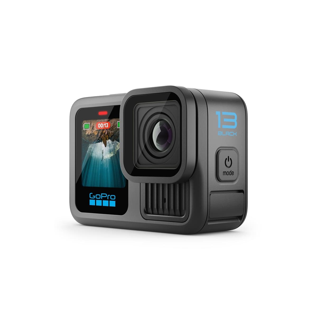 GoPro HERO13 Black Extended Power Bundle - Includes Dual Battery Charger, 3 Enduro Batteries, 64GB microSD Card, Curved Adhesive Mount, and Camera Case — view 4