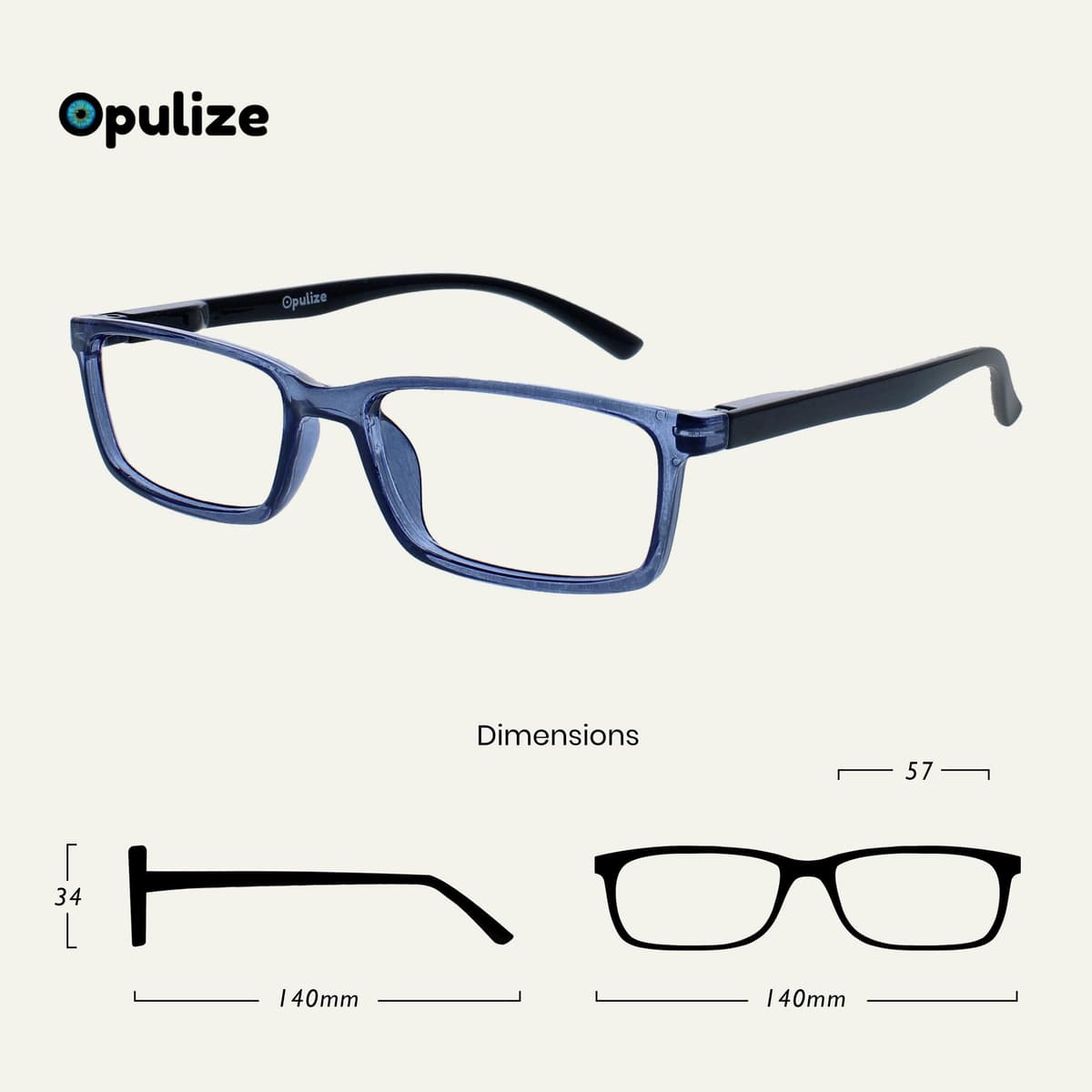 OPULIZE See Gafas Lectura Filtro Luz Azul x3 Estrecha Bisagras de Resorte Mejoran Sueño Reducen Dolor de Cabeza Ordenador Videojuegos Antirreflejante Azul Gris Turquesa Hombre Mujer BBB9-37Q +3.50 — view 2