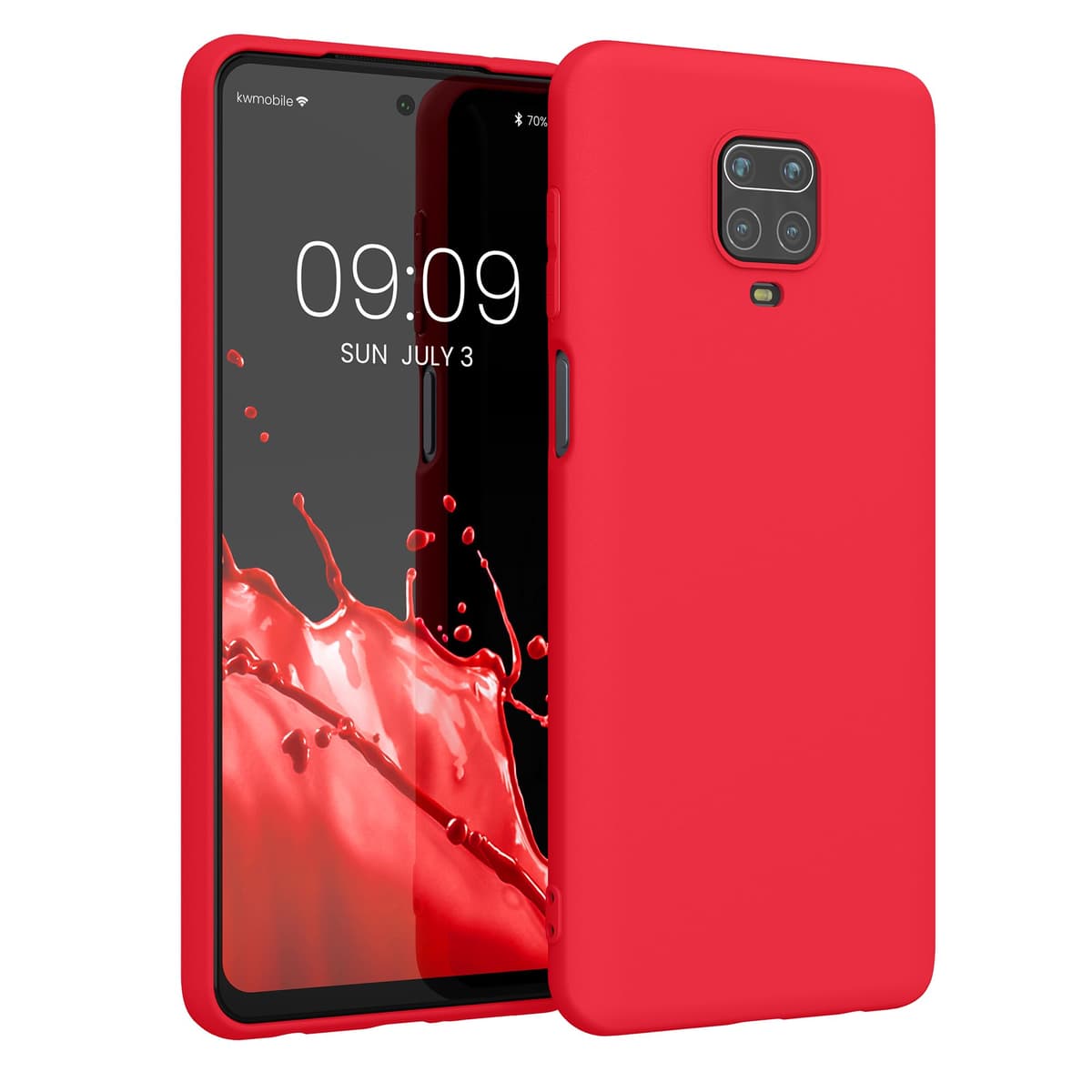 kwmobile Carcasa Compatible con Xiaomi Redmi Note 14 Pro 5G / Poco X7 Funda - Funda Ultrafina de TPU con Bordes elevados - Lavanda Metalizado — view 373